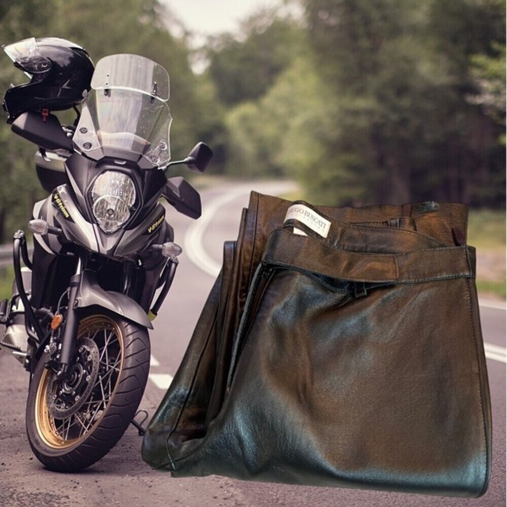 Hugo Buscati Collection Genuine Leather Riding Pants - Picture 11 of 11